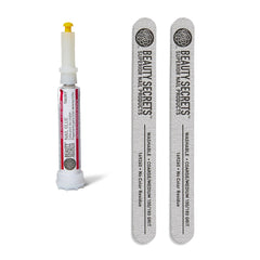 Beauty Secrets drip-proof nail glue bottle ready for precise application