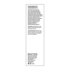 BeautyBio GLOfacial blue LED tool head highlighting pore-clearing treatment with calming blue light.