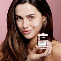 BeautyBio ZenBubble silky gel texture spread on hand
