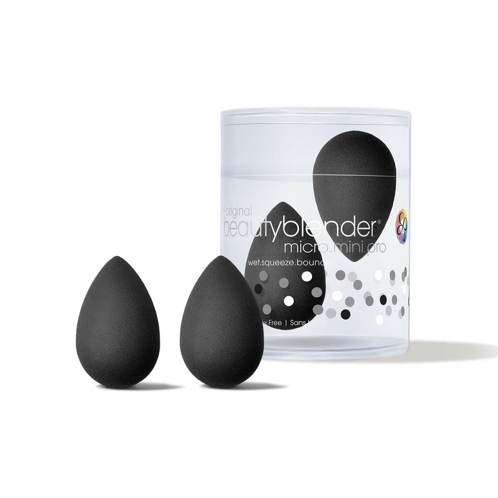 Beautyblender Micro Mini Pro Black closeup for precise concealer blending