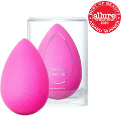 Beautyblender Original Pink sponge wet size shows doubling in size for even coverage