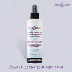 Beautysoclean bronzer makeup sanitizer spray keeps textures clean between uses.