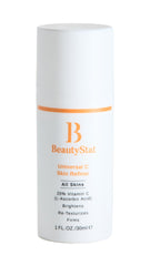 BeautyStat Universal C Skin Refiner jar close-up for brighter texture