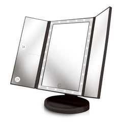 Beautyworks backlit makeup mirror with 36 LED panel for natural lighting