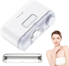 BEAUZMO electric nail clipper front view showing safe trimming for all ages.