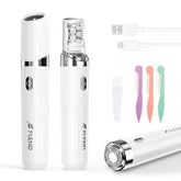 BEAUZMO facial-hair-remover LED-light close-up for precise facial grooming.