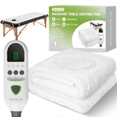 BECALIN Massage Table Warmer fabric closeup demonstrates soft fleece for steady warmth.