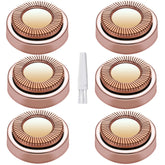 BECHY gen1 replacement head rose-gold closeup for gentle skin use.