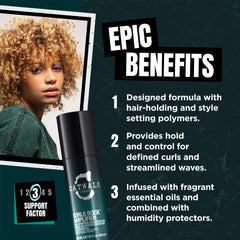 Bed Head Catwalk Curls Rock Amplifier definition curls to enhance texture.