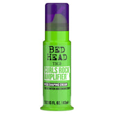 Bed Head Curls Rock Amplifier bottle front shows curl definition potential.