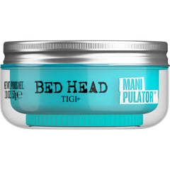 Bed Head Manipulator bottle pour shows firm hold and professional texture for short to medium hair.