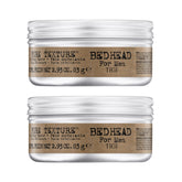 Bed Head Pure Texture Molding Paste pack closeup showing matte finish and texture control.