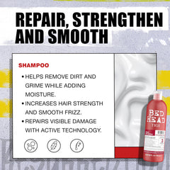 Bed Head Urban Anti+dotes Resurrection shampoo lather closeup shows rich moisture.