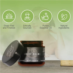 Beef Balm hands and feet moisturization demonstrates deep hydration.