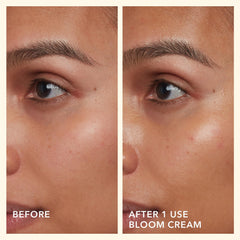 Beekman 1802 Bloom Cream texture swatch showing lightweight absorption.