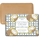Beekman 1802 Coconut Cream Goat Milk Soap bar with rich lather for sensitive skin