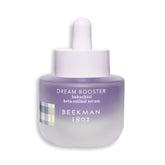 Beekman 1802 Dream Booster Bakuchiol Serum bottle close-up showing fragrance-free anti-aging care