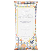 Beekman 1802 Honeyed Grapefruit packaging for on-the-go cleansing and hydration.