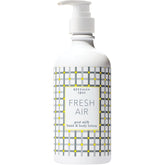 Beekman 1802 Goat Milk Body Lotion Fresh Air bottle shows hydrating formula for sensitive skin