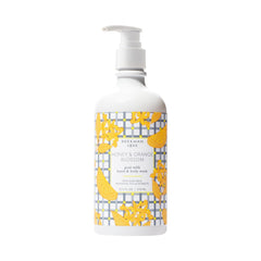 Beekman 1802 Goat Milk Hand Wash bottle with honey-orange-blossom scent for gentle cleansing.