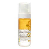 Beekman 1802 Milk Shake Body Mist bottle shows honey-orange blossom aroma for light hydration.