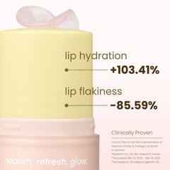 Beenuvo Honey & Collagen Lip Butter overnight routine image suggests nourishment while you sleep.