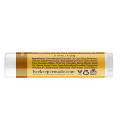 Beessential Beekeeper bulk lip balm packaging highlights value and gifting potential