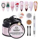 Beetles 3D gel nail art kit crystal orb 1oz bottle for durable sculpted nails
