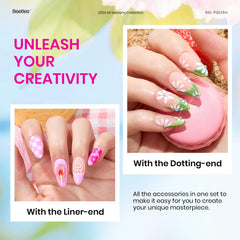 Beetles base top coat no-wipe provides long-lasting shine and smooth finish.