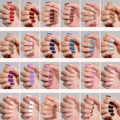 Beetles Bubble Pop glossy nails for vibrant at-home styling and color pop.