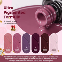 Beetles Burgundy Purple eggplant shade delivers rich color for dramatic gel nails.