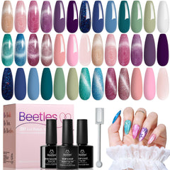 Beetles Cat Eye Floral Verses packshot showing bold, versatile color options