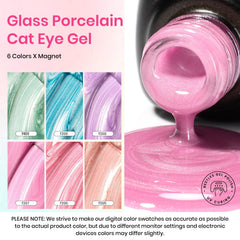 Beetles Cat Eye gel color swatch f396 offers pastel shimmer for everyday nails.