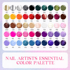 Beetles Christmas Gel Liner Set built-in thin brush detail for precise nail art lines.