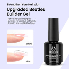 Beetles top coat 15ml bottle delivering ultra-glossy finish and long-lasting shine.