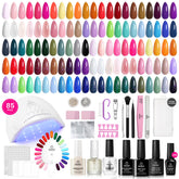 Beetles Gel Nail Polish Kit shows the full contents for easy at-home manicures.