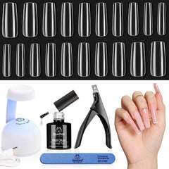 Beetles Gel Nail Kit UV LED lamp powers fast curing for DIY manicures