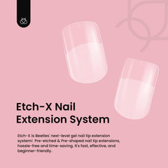 Beetles Gel Nail Tips 12 numbered sizes for easy fit selection