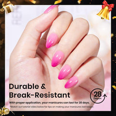 Beetles soft PMMA nails are lightweight yet durable for comfortable wear.