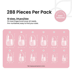 Beetles gel nail tips thickness 2-4x natural nails for durable extensions