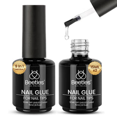 Beetles Gel Polish 9in1 bottle close-up showing glossy finish for long-lasting wear
