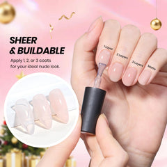 Beetles Gel Polish French-tip-sticker-style-2 offers alternative tip guide for quick French manicure.