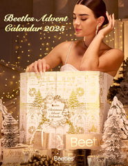 Beetles Gel Polish Gilded Boutique Advent Calendar drawers display organized holiday nail surprises