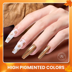 Beetles glitter finish close-up highlighting festive sparkle for holiday manicures.