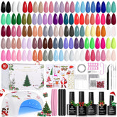 Beetles Gel Polish Kit 55 colors for versatile nail art and salon-like results at home