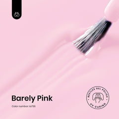 Beetles Gel Polish ia736 pink swatch displays soft pastel shade