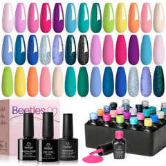 Beetles Gel Polish set 23pcs color collection for versatile nail art ideas