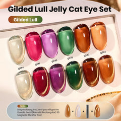 Beetles Gilded Lull cat eye magnet tool in use creating varied effects