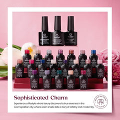Beetles glossy top coat delivers high-shine finish on every shade.