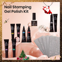 Beetles black nail stamp gel bottle for bold prints on nails.